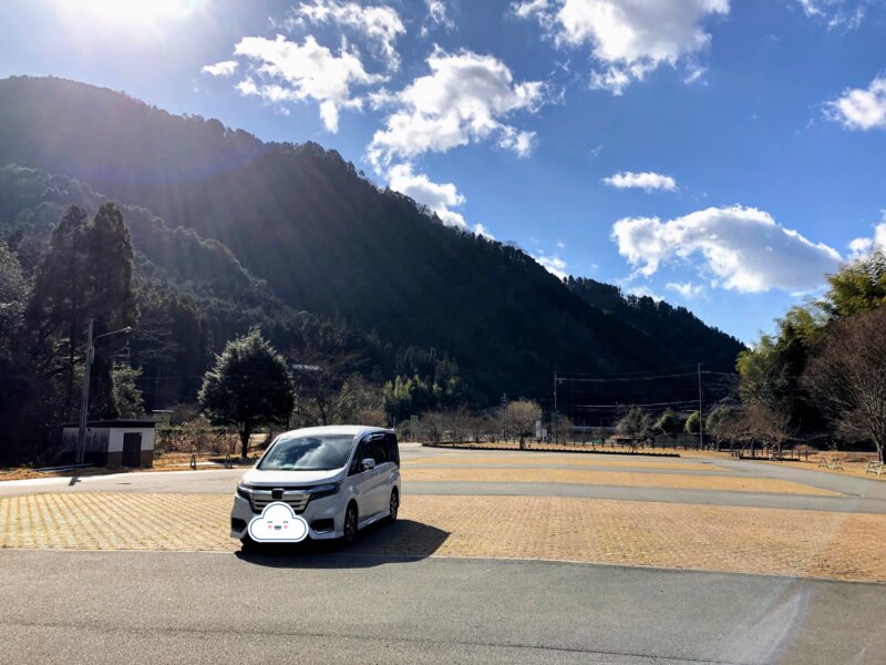鹿ケ壺山荘の駐車場